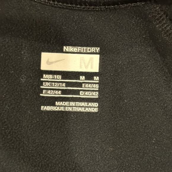 Nike Women's FITDRY Full Zip Fleece Jacket Black Size M - Picture 6 of 7